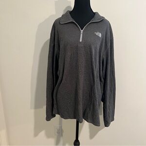 The North Face Men's Dark Gray Zip-Up Sweater